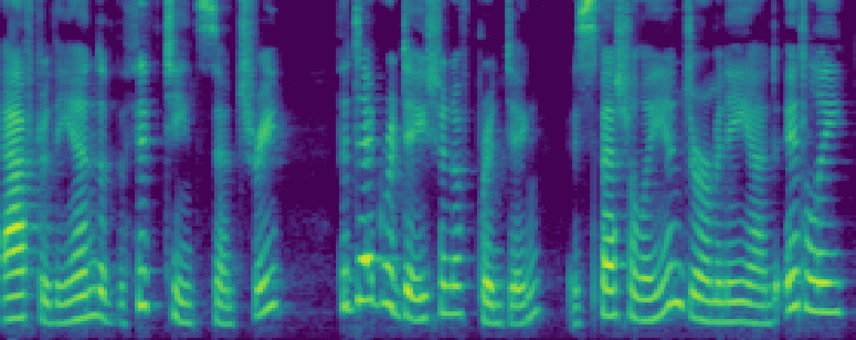 The image presents a digital representation of a vertical striped pattern, composed of alternating bands of green and blue hues. The pattern is composed of vertical lines, with the green bands appearing slightly blurred or pixelated, giving the impression of a slightly fuzzy or textured appearance. The blue bands are m