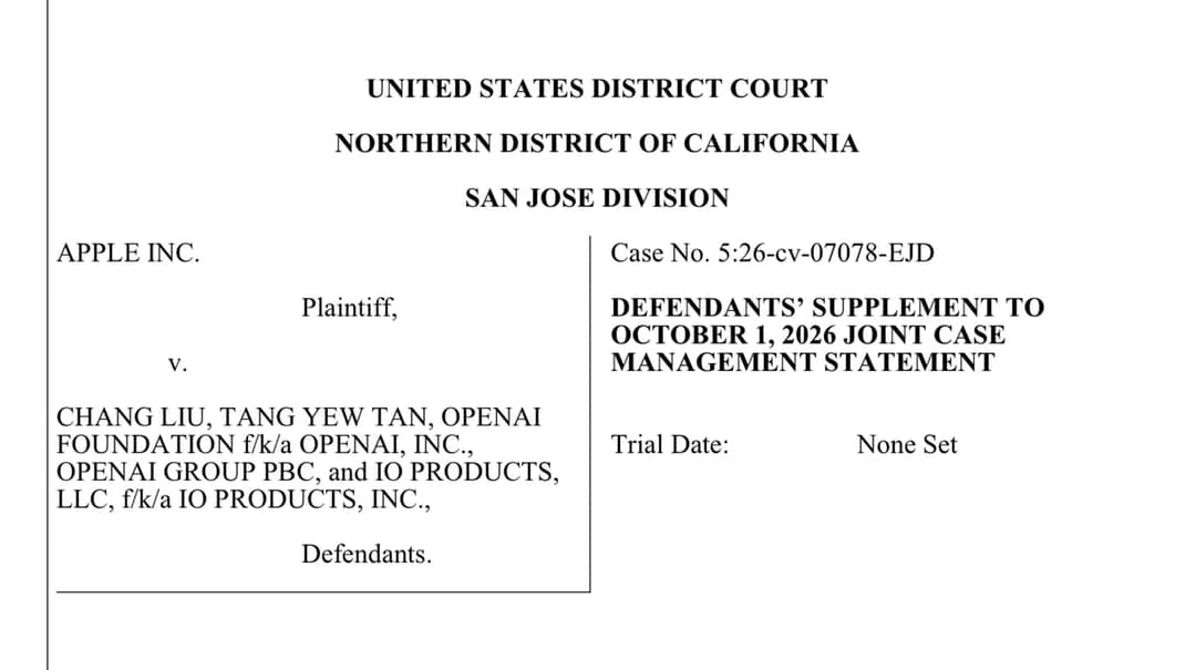 The image shows a legal document from the United States District Court for the Northern District of California, San Jose Division. The document is titled "United States District Court" and "Northern District of California". It is dated "5-26-078-EJD" and includes the case number "5-26-cv-078-EJD". The document is a "De